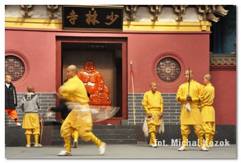 trening w Klasztorze Shaolin